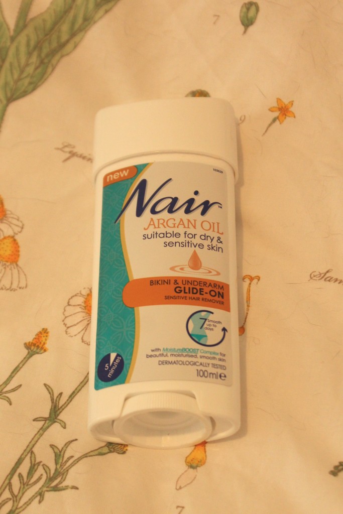 Nair Argan Oil Bikini & Underarm Glide On review