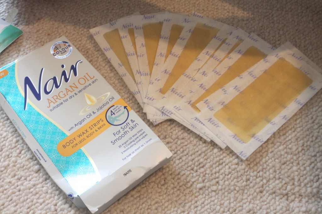 Nair Argan Oil Body Wax Strips review