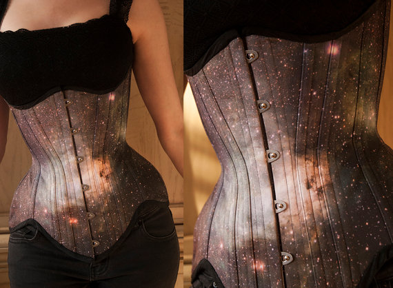 Retro Folie Galaxy Corset