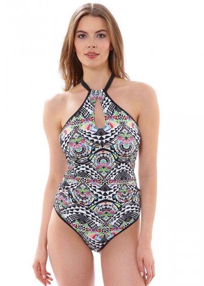 Freya Zodiac Multi High Neck Suit