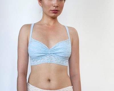 Tatiana's Threads Baby Blue Lace Bralette