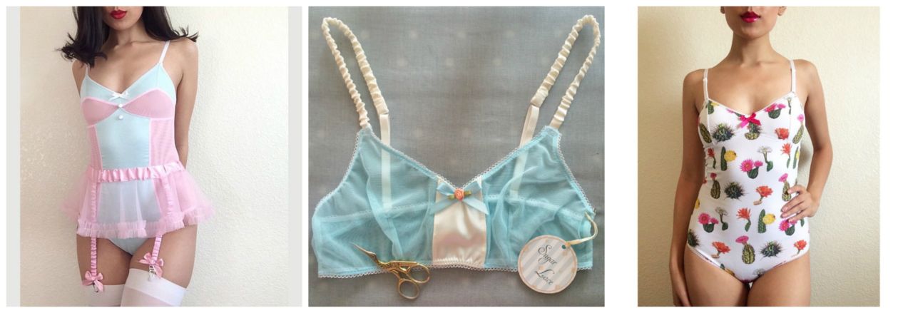 Sugar Lace Lingerie Etsy