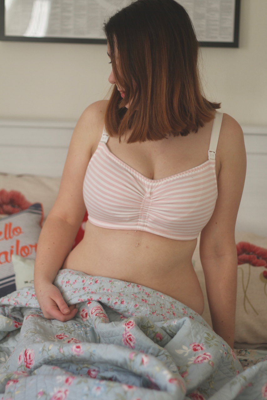 Royce Lingerie Candy Blossom maternity bra review 32 E/F/FF