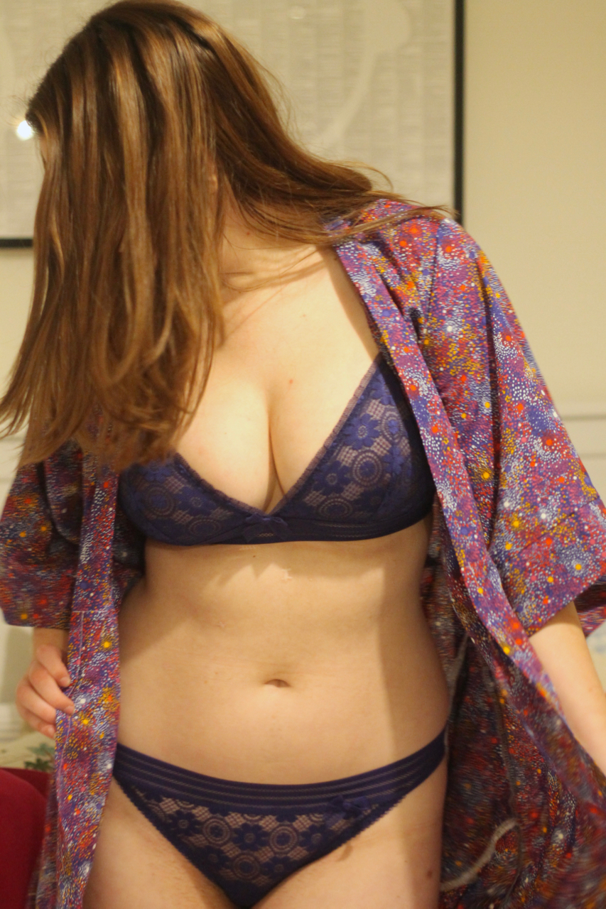 Lepel Charlie Triangle Bra & briefs review - Big & Little Cup review