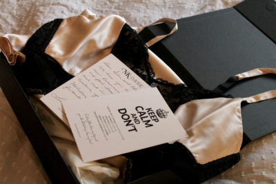 NK iMode Morgan Cradle Bust silk gown in champagne - review