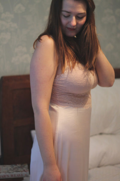 NK iMODE Victoire silk long gown review in shell