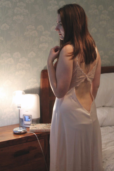 NK iMODE Victoire silk long gown review in shell