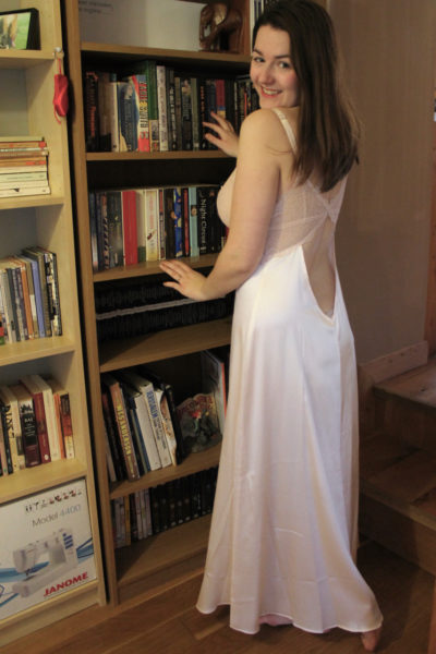 NK iMODE Victoire silk long gown review in shell