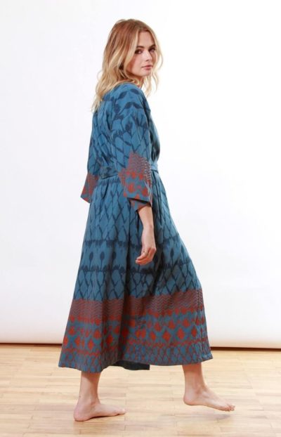 Verry Kerry Petrol & Rust Kimono