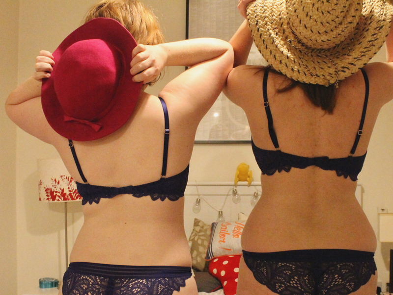 Lepel Charlie Triangle Bra & briefs review - Big & Little Cup review