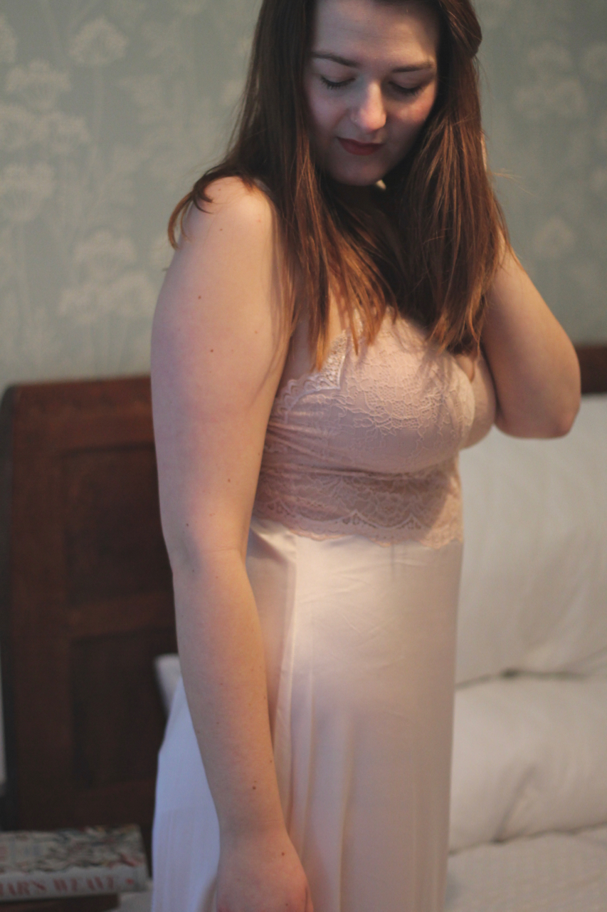 NK iMODE Victoire silk long gown review in shell
