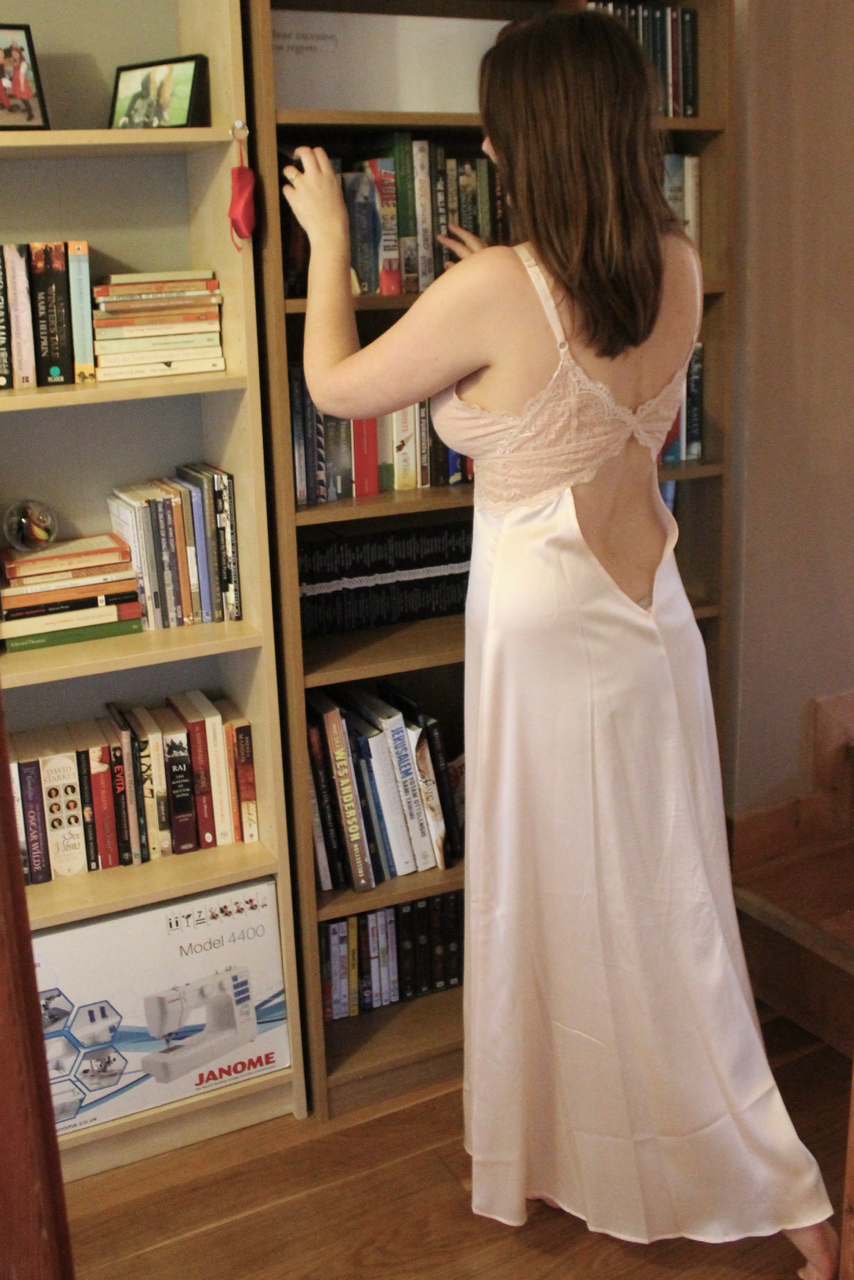 NK iMODE Victoire silk long gown review in shell