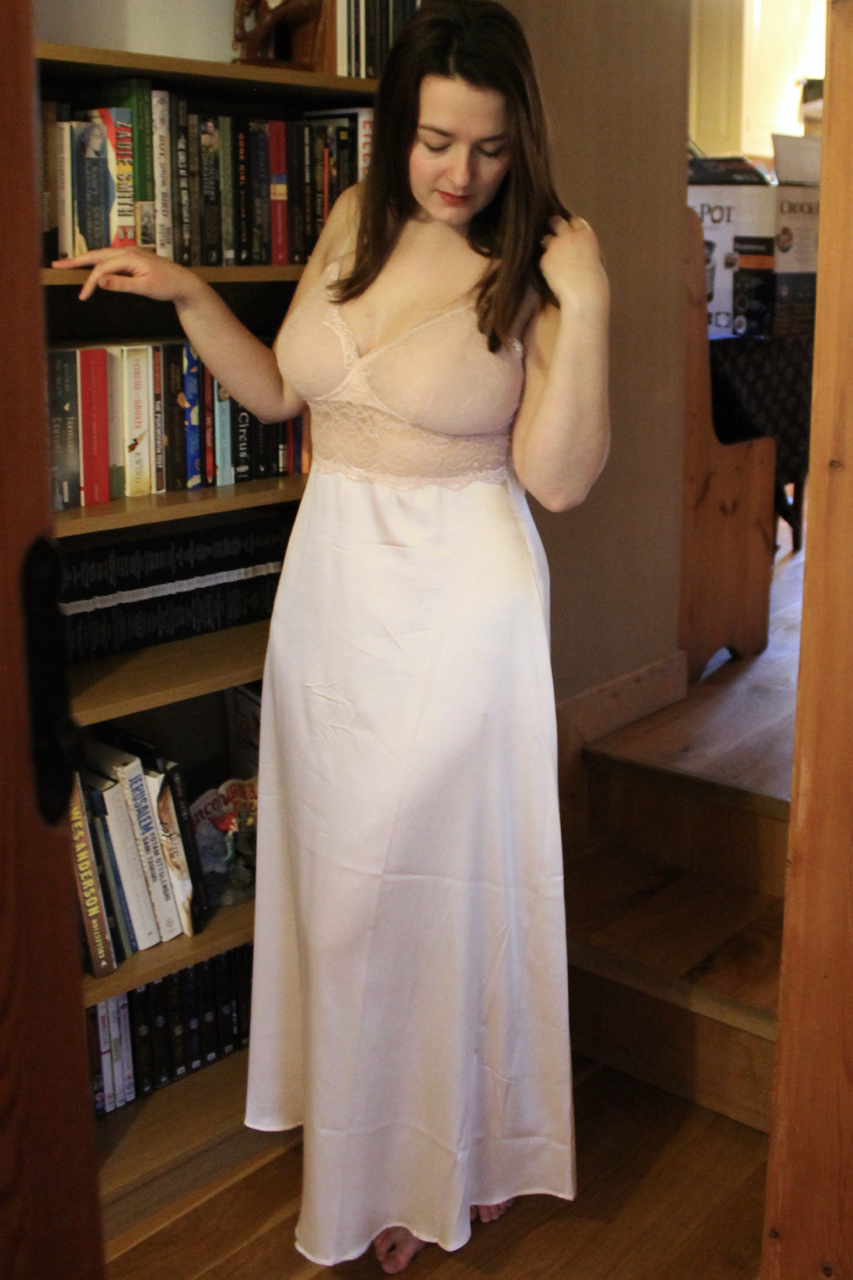 NK iMODE Victoire silk long gown review in shell