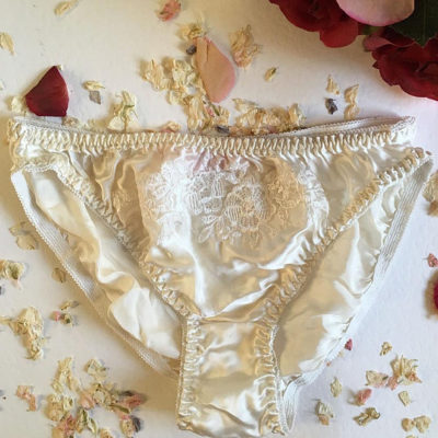 Cherry Lingerie London Betty silk knickers - wedding lingerie