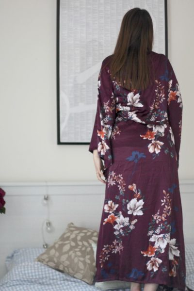 ASOS Rita DD+ bralette review and Primark maxi kimono robe
