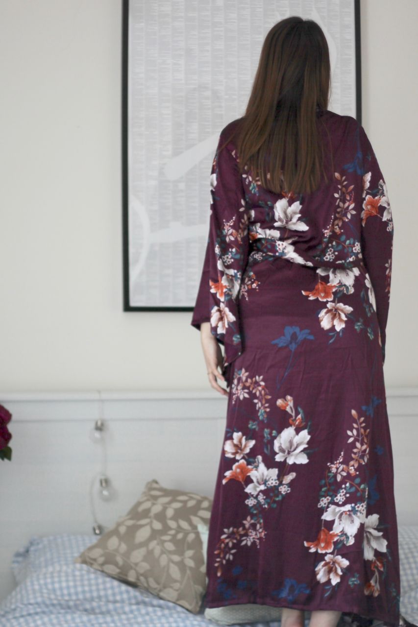 ASOS Rita DD+ bralette review and Primark maxi kimono robe