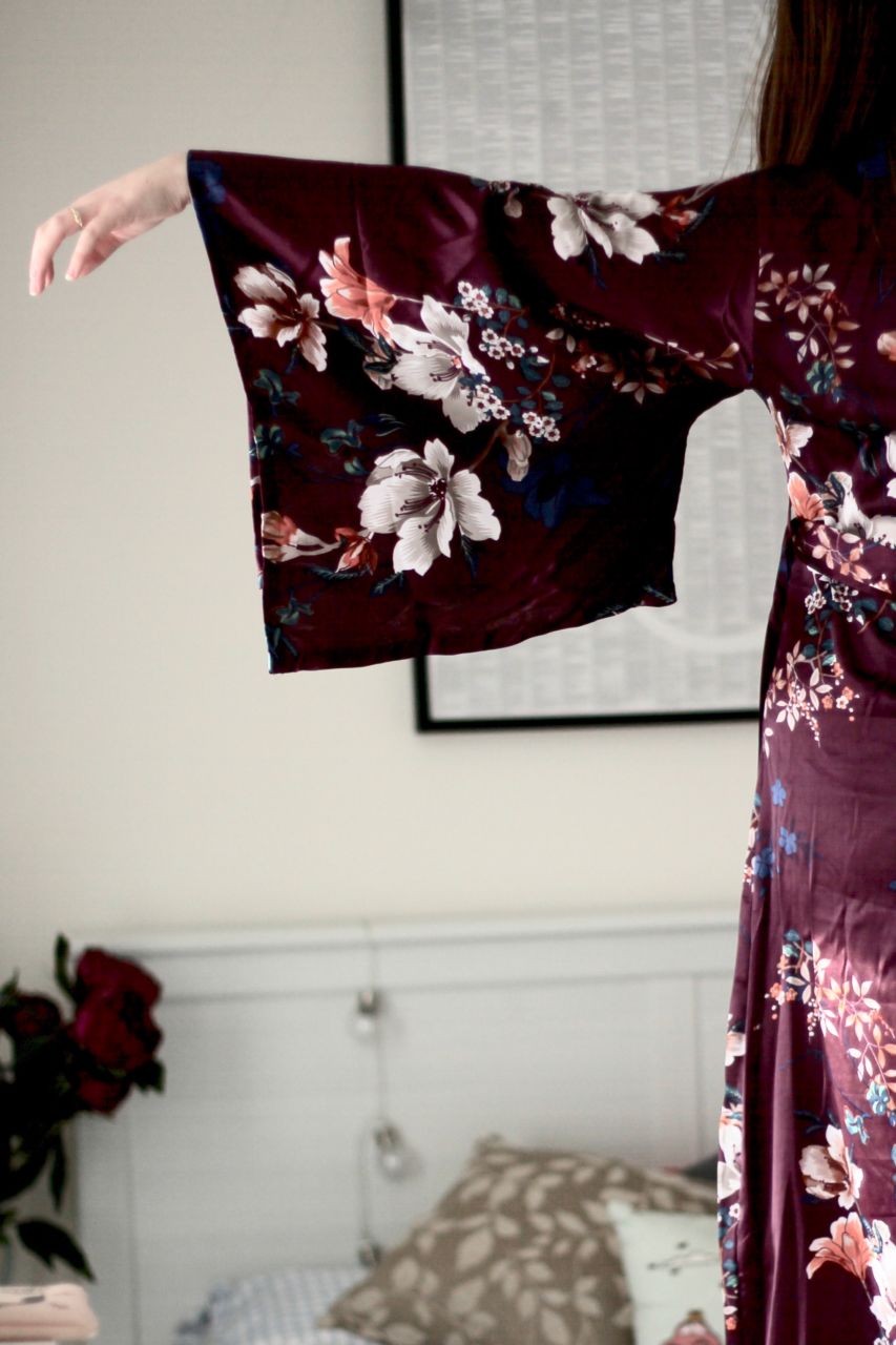 ASOS Rita DD+ bralette review and Primark maxi kimono robe