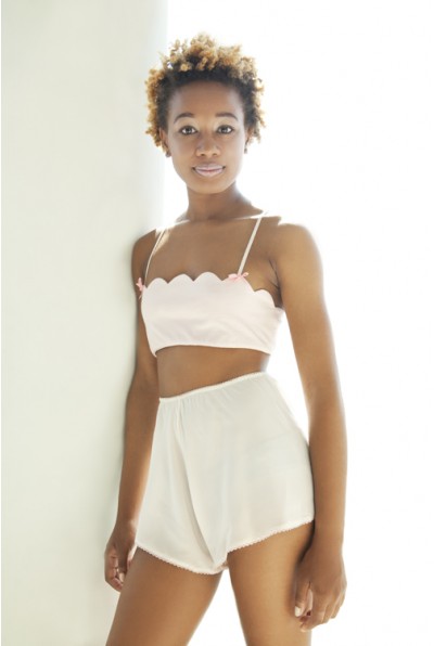 She & Reverie Scallop Bralette