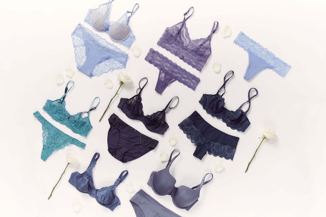 Something Blue wedding lingerie Figleaves