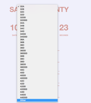 Savage X Fenty Rihanna's lingerie collection - size range