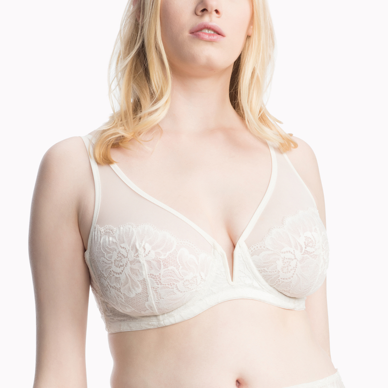 Mesh and Lace Bra
