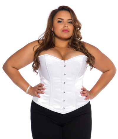 Glamorous Corset Jenna White Satin Corset - $84 (~£64)