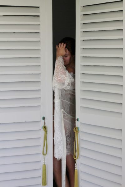 Figleaves Gigi Galloon ivory lace bridal robe review