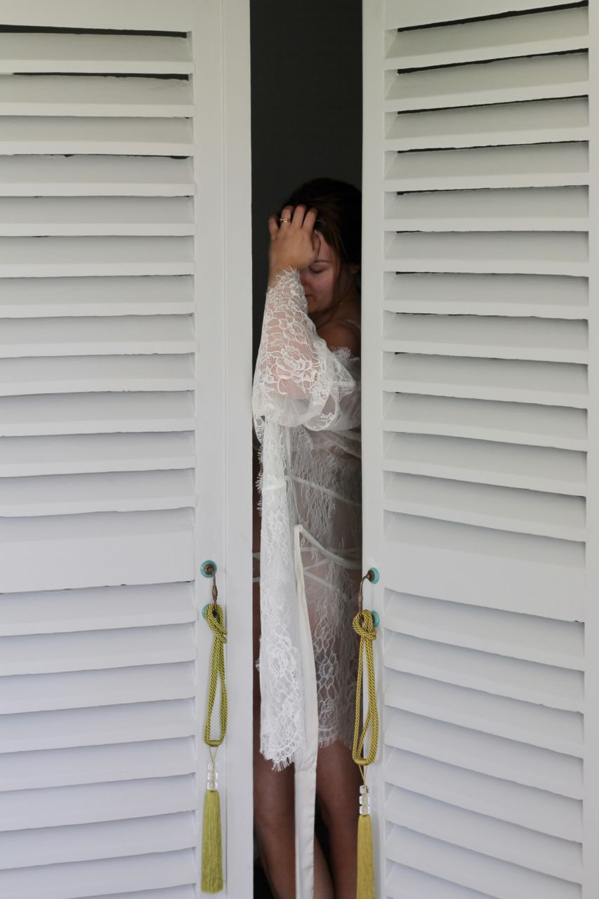 Figleaves Gigi Galloon ivory lace bridal robe review