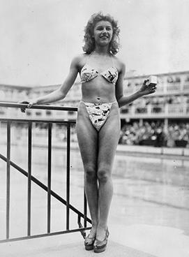 Micheline Bernardini in the original bikini