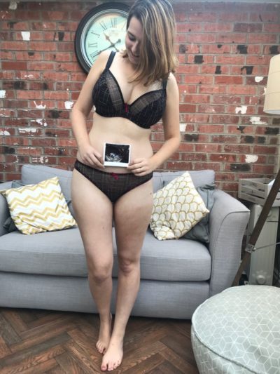 Lingerie blogger pregnancy announcement