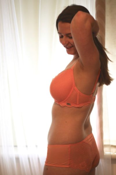 Cybele Lingerie Orange padded bra review