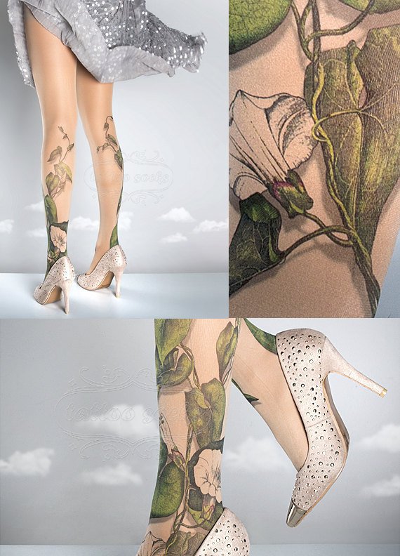 Tattoo Tights Climber Plants - &pound;23.60