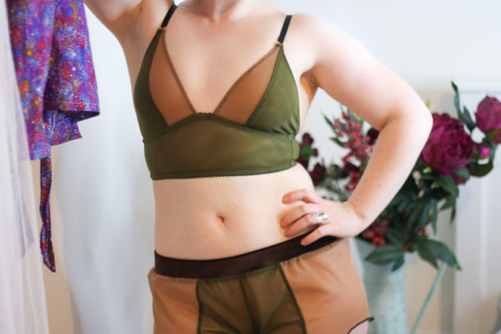 Impish Lee Customisable Lingerie review - longline bralette