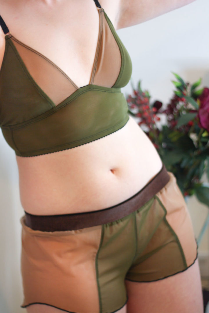 Impish Lee Customisable Lingerie review - longline bralette